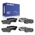 thumbnail image 1 of AutoShack Front & Rear Ceramic Brake Pad Set for Hyundai & Kia, Elantra 2007-2010 Sonata 2004-2008 Sportage 2005-2009 Tucson 2005-2009 Optima 2003-2010, FWD 4WD AWD L4 2.0L 2.4L V6 2.7L, 1 of 5