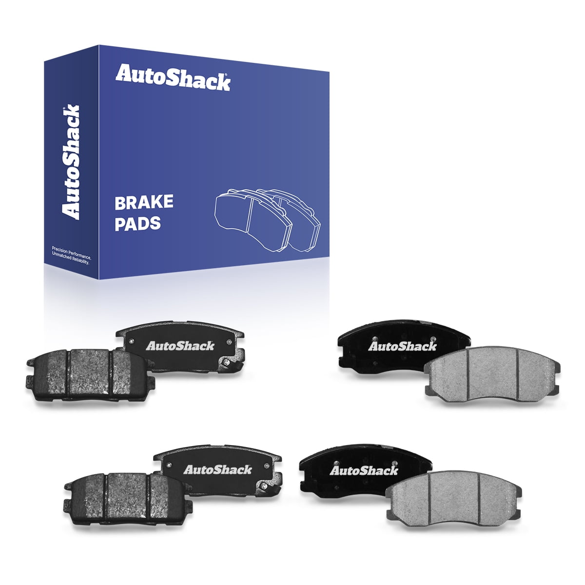 AutoShack Front & Rear Ceramic Brake Pad Set for Chevrolet, Saturn & Pontiac, Equinox 2007-2009 Captiva Sport 2012-2015 Vue 2008-2010 Torrent 2007-2009, FWD AWD L4 2.4L V6 3.0L 3.4L 3.5L 3.6L