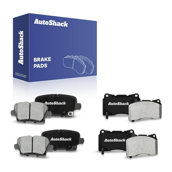 AutoShack Front & Rear Ceramic Brake Pad Set for Buick, Regal Sportback 2018-2020 Regal TourX 2018-2019, AWD FWD L4 2.0L V6 3.6L