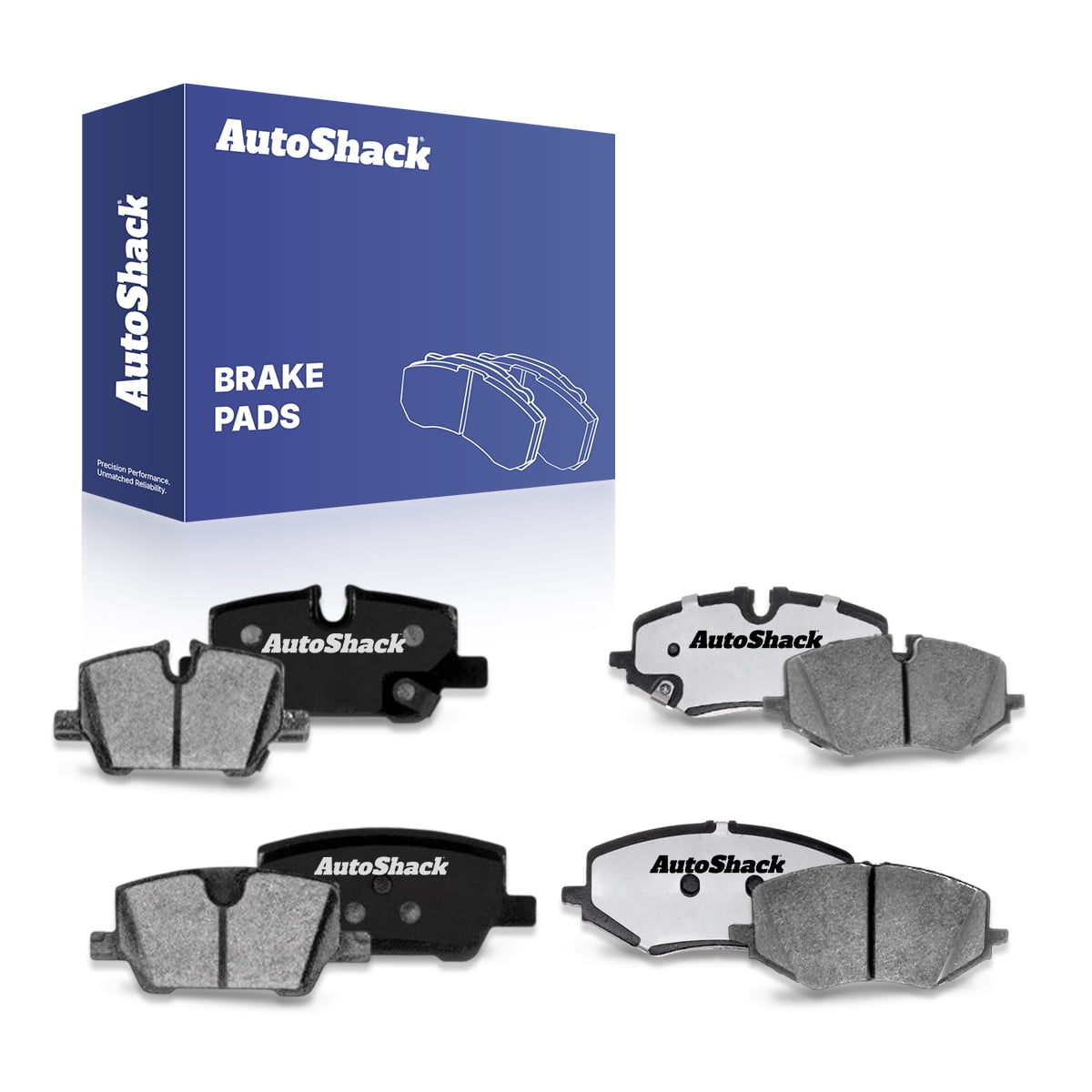 AutoShack Front & Rear Ceramic Brake Pad Set for Chevrolet & Buick, Trailblazer 2021, 2023-2025 Encore GX 2020-2022, 2024-2025, AWD FWD L3 1.2L 1.3L