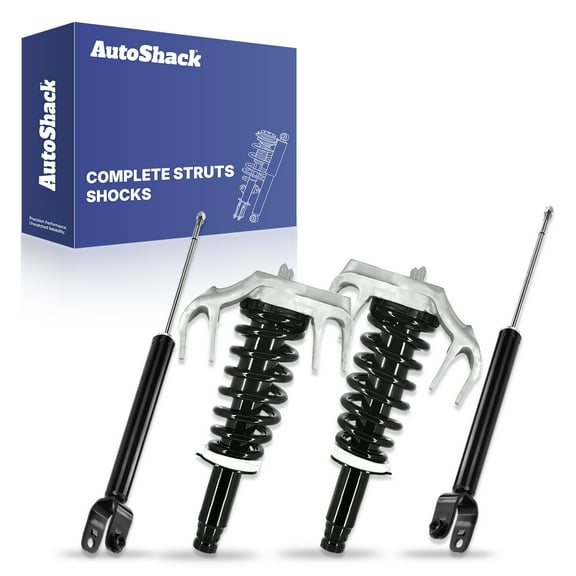 AutoShack Front Complete Strut & Coil Spring + Shock Absorber Replacement for 2011-2014 Cadillac CTS 2008-2009 Cadillac CTS 4-PC Kit