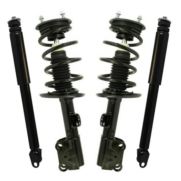 AutoShack Front & Rear Complete Strut Coil Springs and Shock Absorbers Kit Set of 4 Replacement for 2013-2015 2016 2017 2018 2019 Ford Flex 2013-2019 Lincoln MKT 2.0L 3.5L 3.7L V6 AWD FWD CSTKS0065