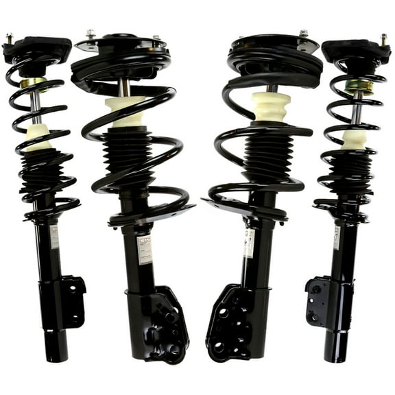 AutoShack Front & Rear Complete Strut & Coil Spring | Replacement for 1999-2005 Pontiac Grand Am | 4-PC