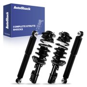 AutoShack Front and Rear Complete Strut Assembly with Coil Springs & Shocks, Driver & Passenger Side for Chevrolet Cobalt 2005-2010 FWD 2.2L 2.4L