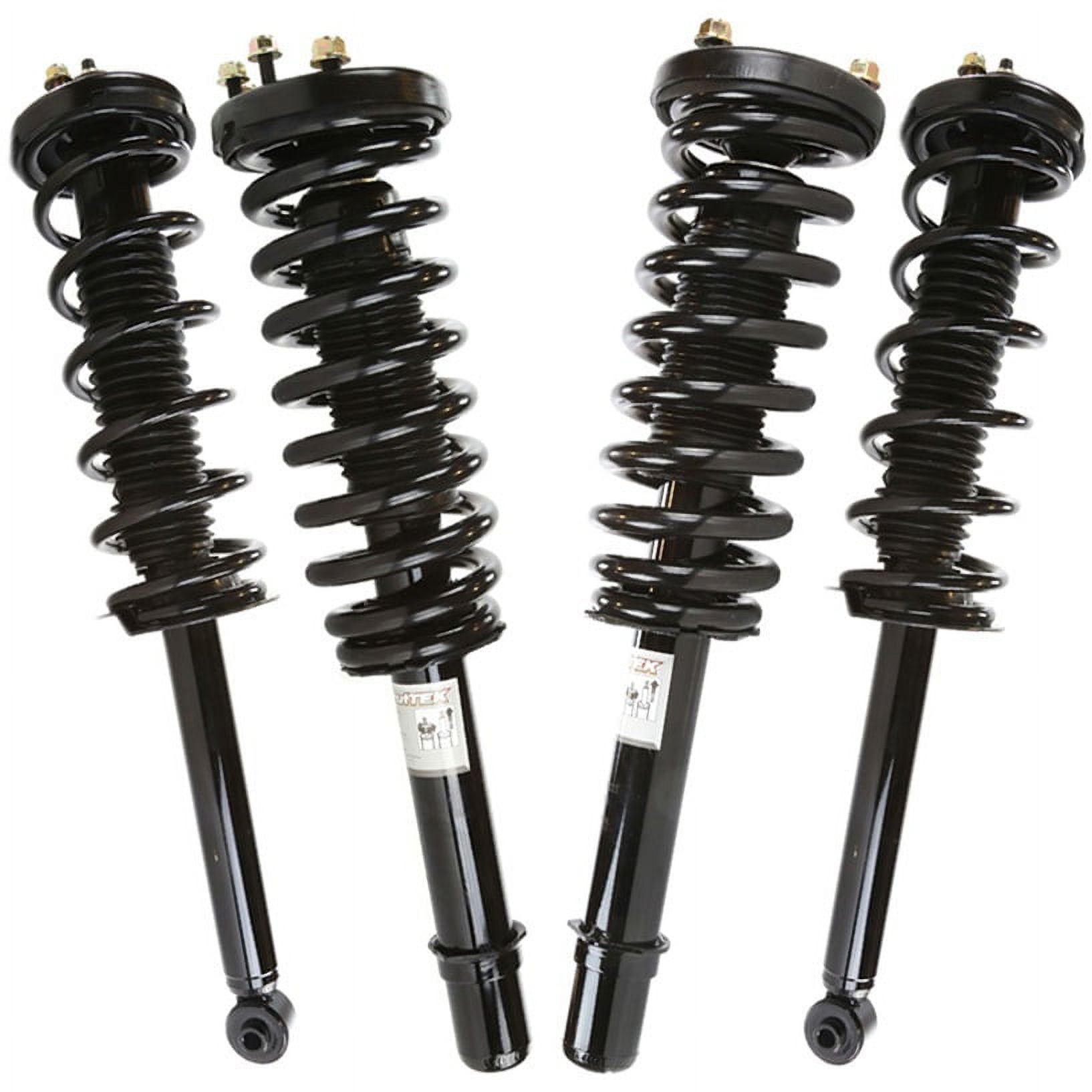 AutoShack Front \u0026 Rear Complete Struts Coil Springs Set of 4 Replacement for 2003-2007 Honda Accord 2.4L 3.0L V6 FWD CST0225-0226