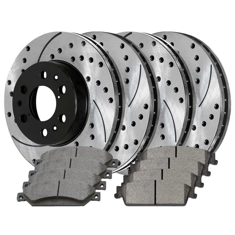 AutoShack Car Brake Rotors &amp; Ceramic Pads Kit for Chevrolet, GMC 