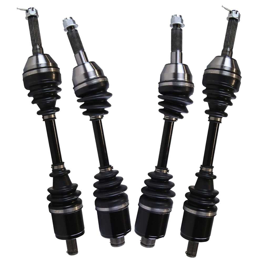 AutoShack Front and Rear New ATV CV Axle Drive Shafts Assembly Set of 4 Replacement for 2005 Polaris Sportsman MV7 Sportsman 700 Sportsman 600 Sportsman 400 Sportsman 500 HO Sportsman 700 EFI