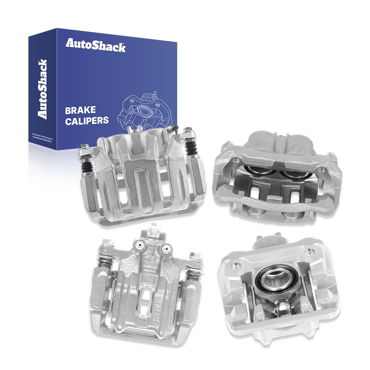 AutoShack Front & Rear Brake Calipers for Honda, CR-V 2007-2016 Crosstour 2012-2015, AWD 4WD FWD L4 2.4L V6 3.5L