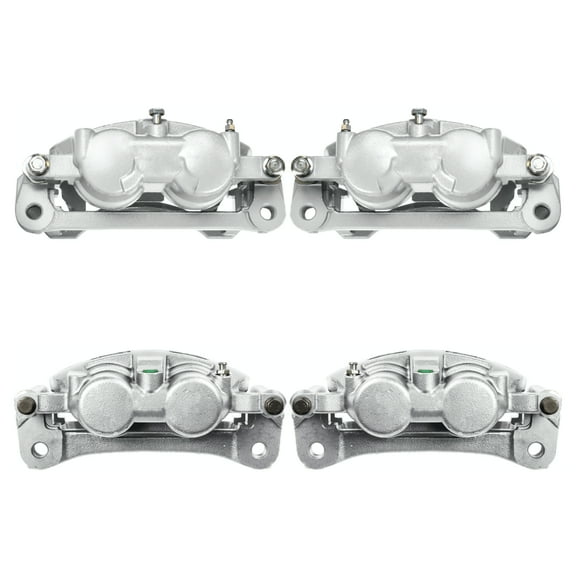 AutoShack Front & Rear Brake Calipers for Ram & Dodge, 2500 2011-2018 3500 2011-2018 Ram 2500 2009-2010 Ram 3500 2009-2010, 4WD RWD L6 5.9L 6.7L V8 5.7L 6.4L