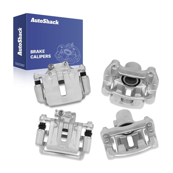 AutoShack Front & Rear Brake Calipers for Chevrolet & GMC, Equinox 2010-2017 Terrain 2010-2017, AWD FWD L4 2.4L V6 3.0L 3.6L