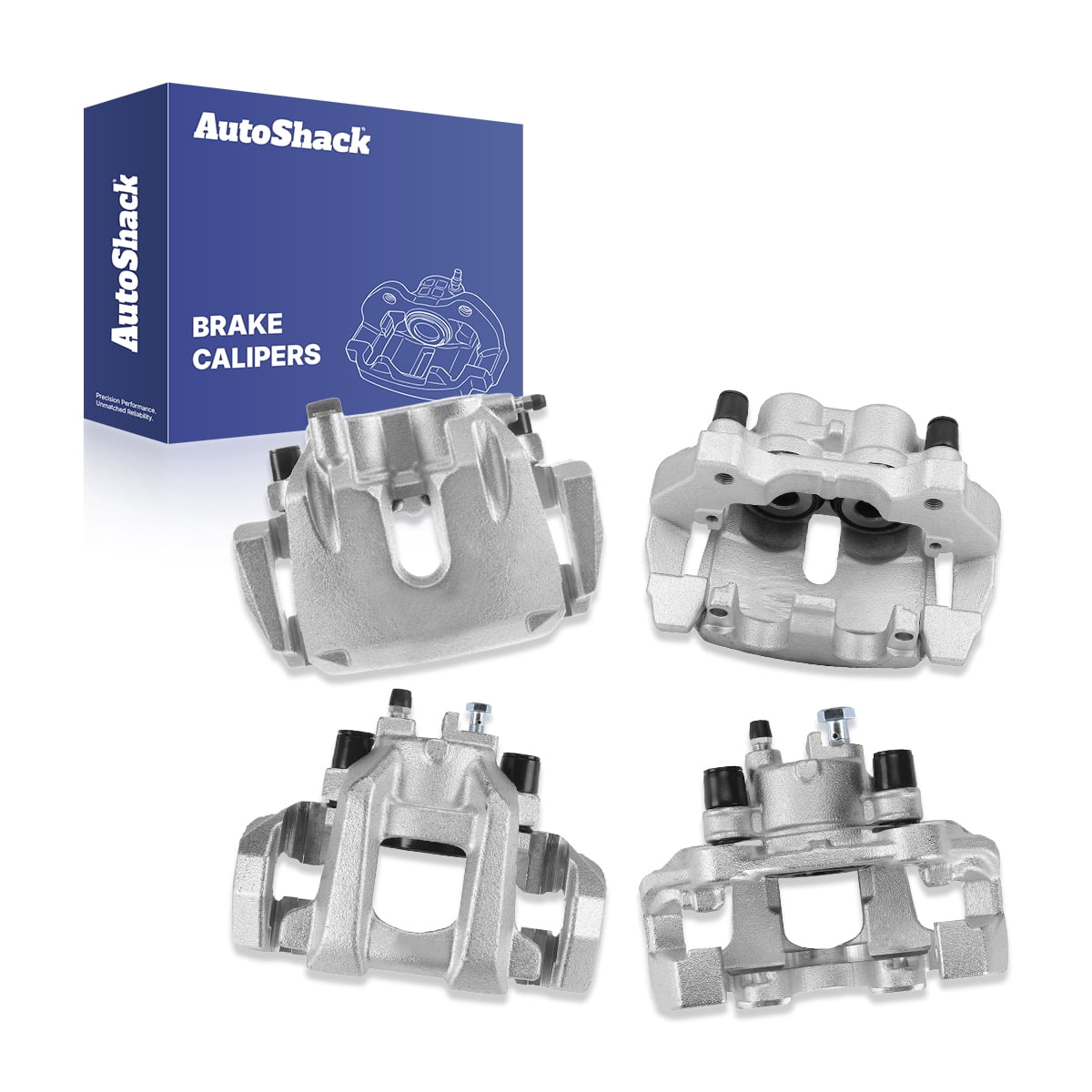 AutoShack Front & Rear Brake Calipers for Jeep & Dodge, Grand Cherokee 2011-2017 Durango 2011-2018, AWD RWD V6 3.0L 3.6L V8 5.7L