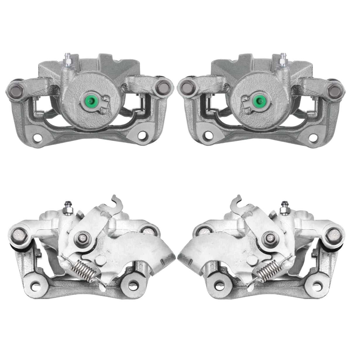 AutoShack Front & Rear Brake Calipers for Kia & Hyundai, Forte 2014-2018 Veloster 2012-2017 Elantra GT 2013-2017 Forte5 2014-2018, FWD L4 1.6L 1.8L 2.0L