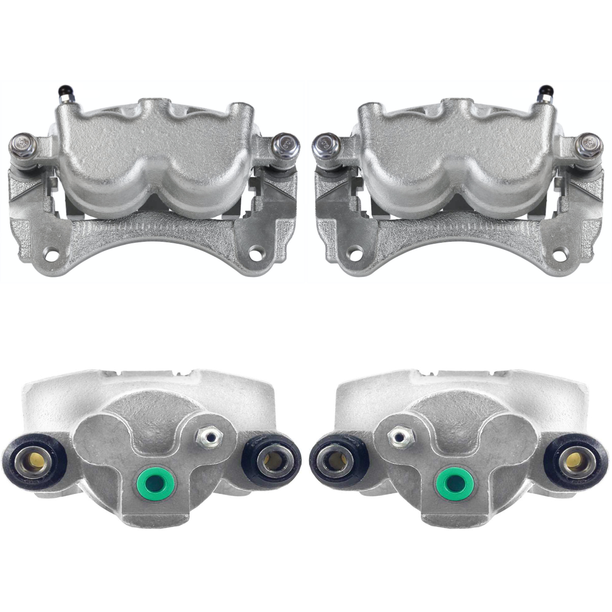 AutoShack Front & Rear Brake Calipers for Ford & Mercury, Explorer 2002-2005 Mountaineer 2002-2005, 4WD RWD AWD V6 4.0L V8 4.6L