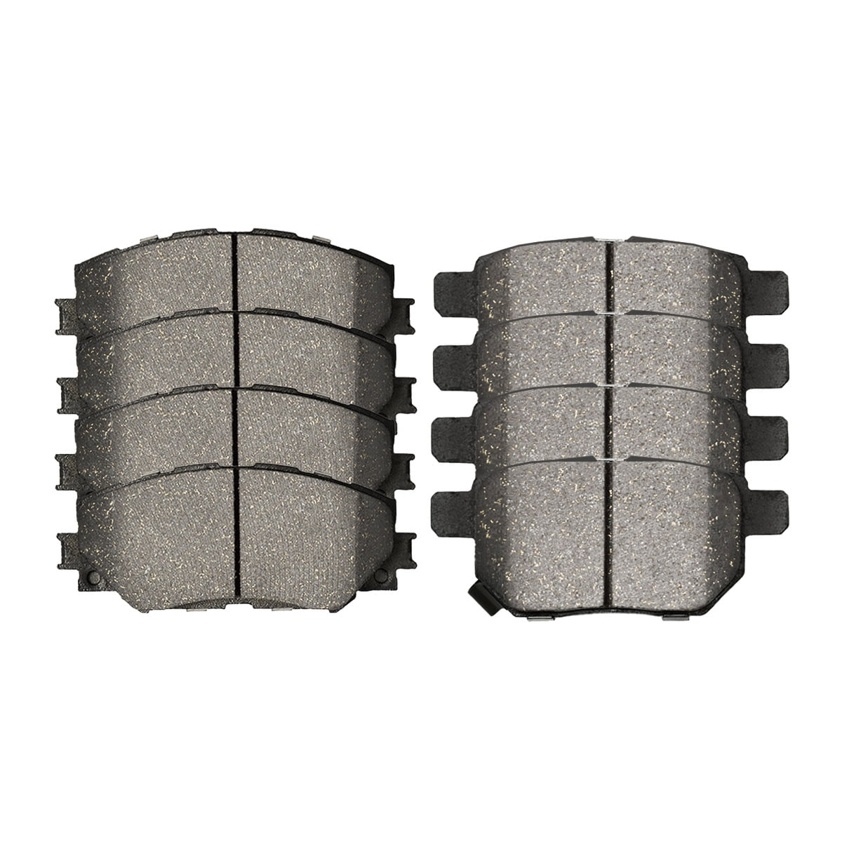 AutoShack Front and Rear Performance Ceramic Brake Pads Set 8pcs ...