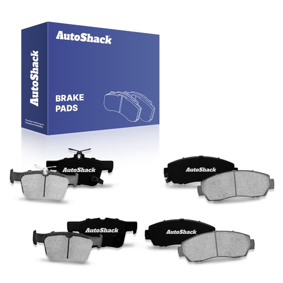 AutoShack Front & Rear Premium Ceramic Brake Pad Set for Acura, RDX 2019-2020, AWD FWD L4 2.0L