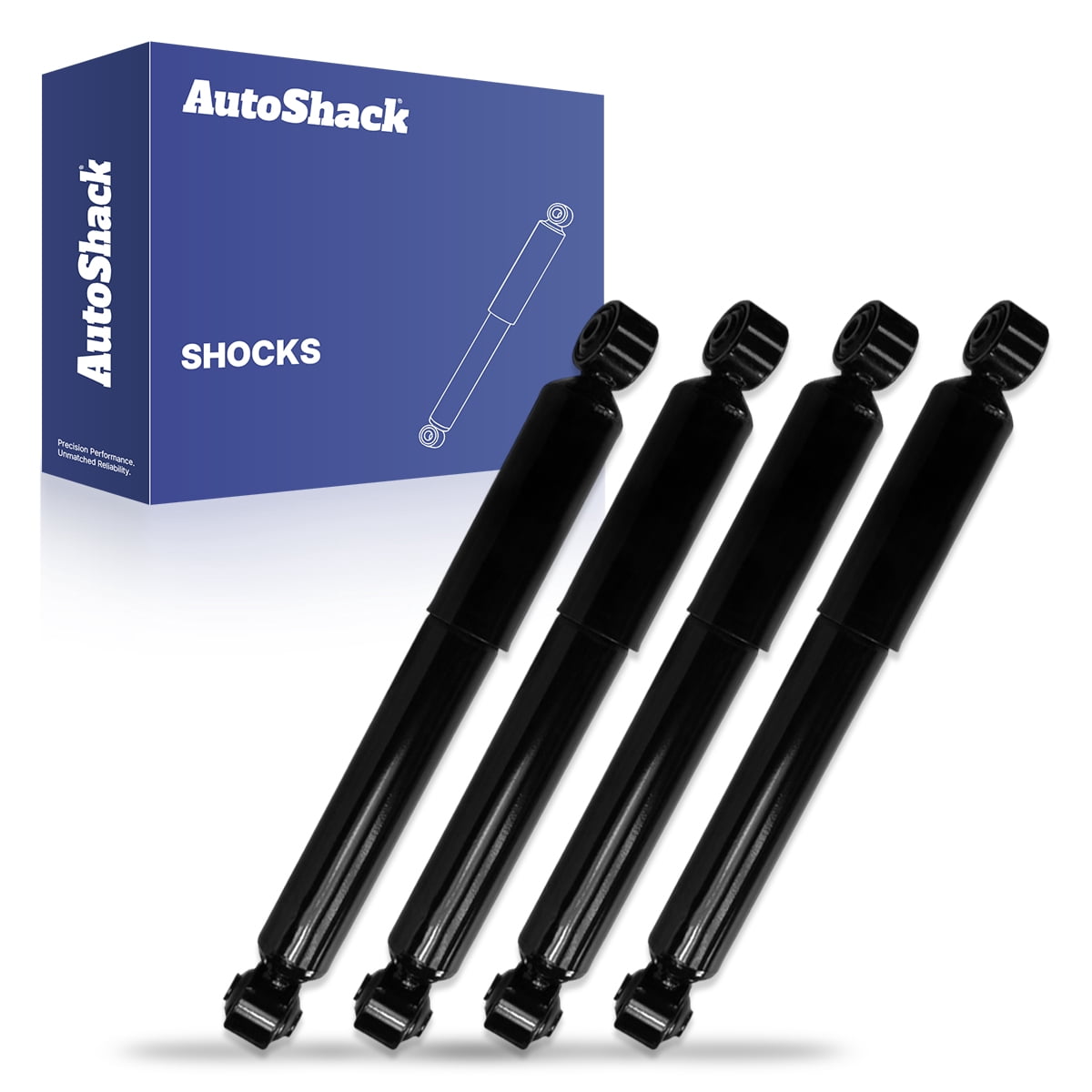 AutoShack Front & Rear Shock Absorbers for Jeep, Wrangler 2018-2025, 4WD L4 2.0L V6 3.0L 3.6L