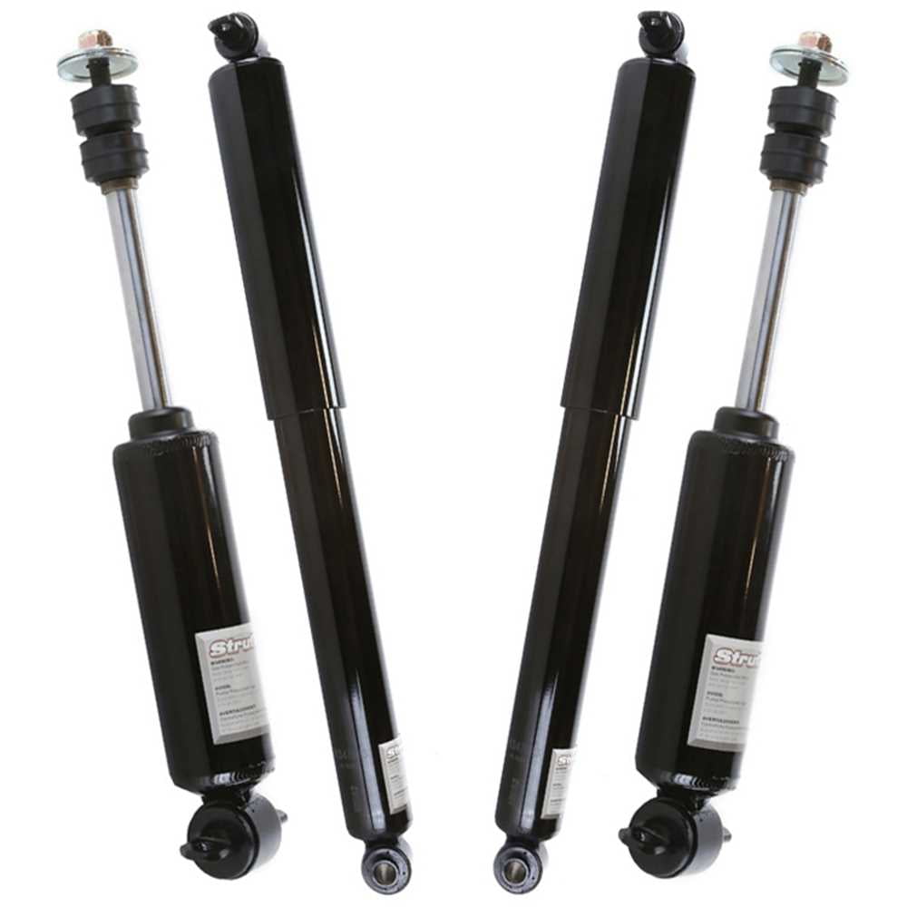 AutoShack Front & Rear Shock Absorbers for Chevrolet, GMC & Isuzu, S10 1994-2003 Blazer 1995-2005 Sonoma 1994-2003 Jimmy 1994-2004 Hombre 1996-2000 S10 Blazer 1994, RWD L4 2.2L V6 4.3L
