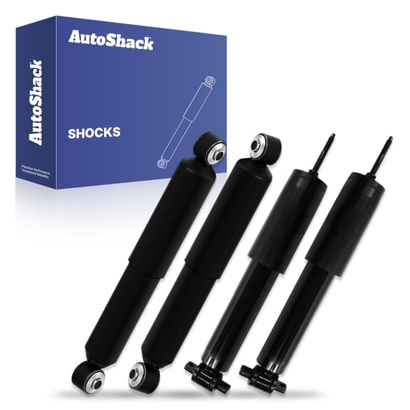 AutoShack Front & Rear Shock Absorbers for Chevrolet & GMC, Silverado 1500 1999-2006 Sierra 1500 1999-2006, RWD V6 4.3L V8 4.8L 5.3L 6.0L