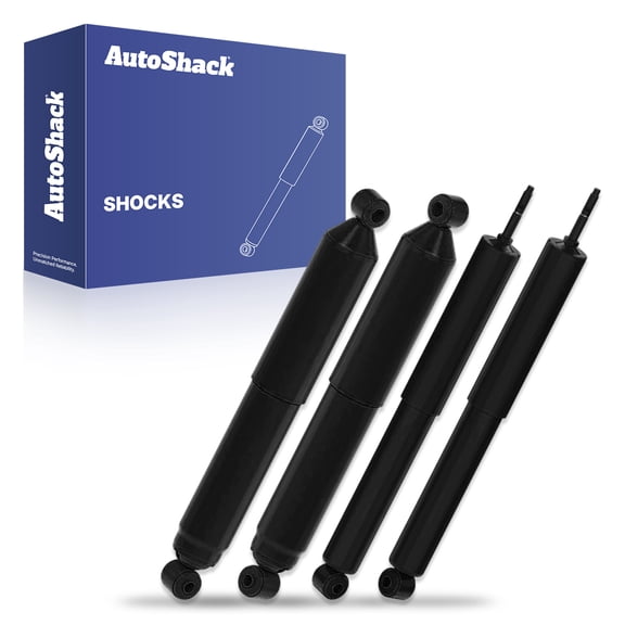 AutoShack Front & Rear Shock Absorbers, 4pcs, Compatible with Ford F-250 Super Duty 2005-2016 4WD 5.4L 6.0L 6.2L 6.4L 6.7L 6.8L