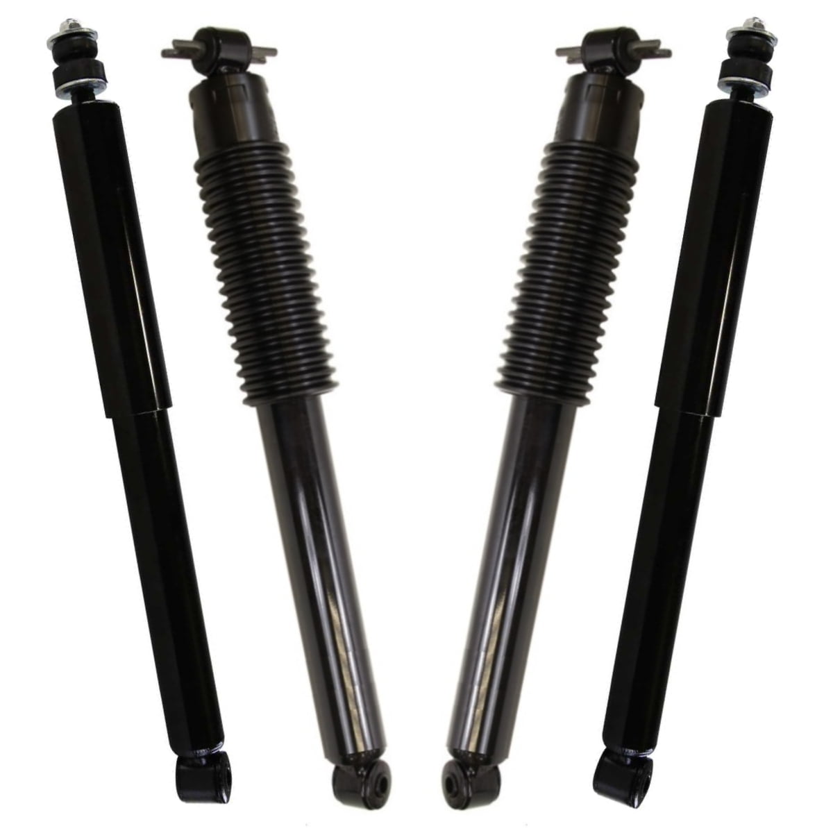 AutoShack Front & Rear Shock Absorbers Struts Set of 4 Replacement for