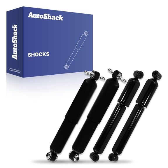 AutoShack Front & Rear Shock Absorbers for Chevrolet & GMC, S10 1983-2004 Blazer 1995-2005 Sonoma 1991-2004 Jimmy 1992-2005 S10 Blazer 1983-1994, 4WD AWD L4 1.9L 2.0L 2.2L 2.5L V6 2.8L 4.3L