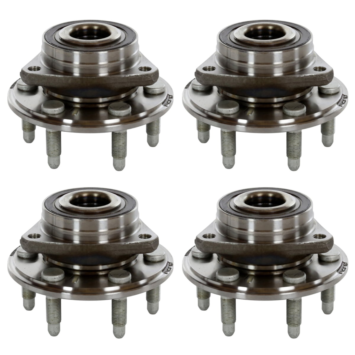 AutoShack Front and Rear Wheel Bearing Hub Assembly with ABS Set of 4  Replacement for 2010 2011 2012 2013 2014 2015 2016 Cadillac SRX 2011 Saab  9-4X