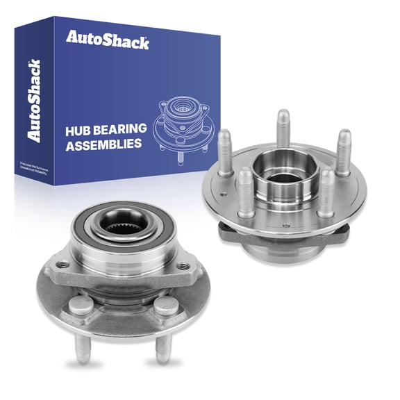 AutoShack Front or Rear Wheel Hub Bearing Assemblies Left & Right with ABS Replacement for 2010-2021 Chevrolet Camaro 2019-2024 Buick Envision 2014-2017 Cadillac CTS 2019-2024 Cadillac XT4 2-PC Set