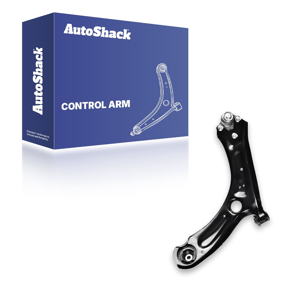 AutoShack Front Right Lower Control Arm and Ball Joint with Bushings for Volkswagen, Jetta 2011-2018, FWD L4 1.4L 1.8L 2.0L L5 2.5L