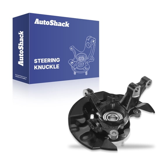 AutoShack Front Loaded Steering Knuckle and Wheel Hub Bearing Assembly - Passenger Side for Toyota, Matrix 2003-2008, FWD L4 1.8L - With ABS