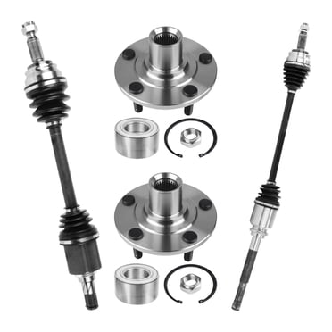 AM Autoparts Front CV Axle & Wheel Hub Bearing Kit For Chrysler Dodge Vans – Set Of 4