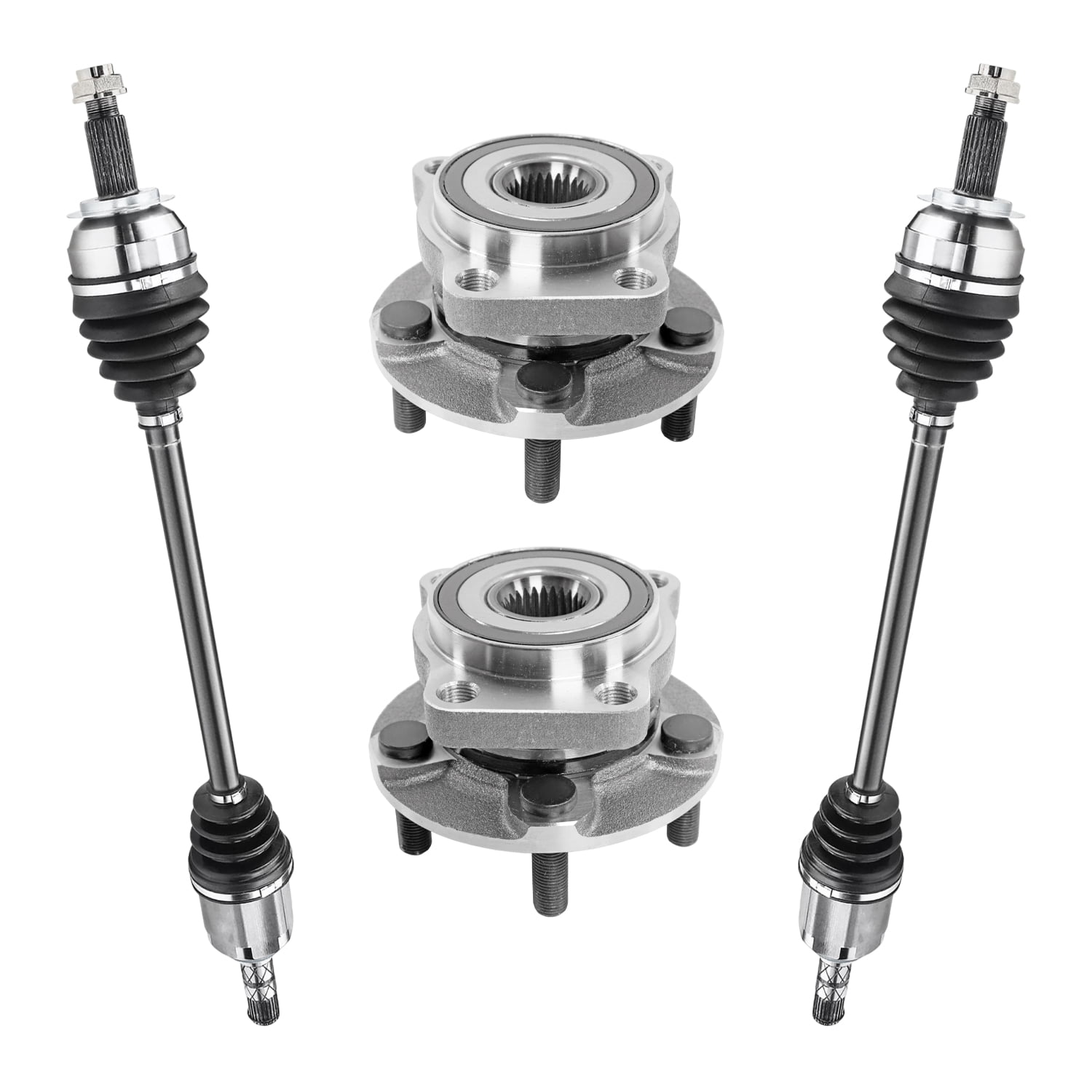 Rear] Wheel Bearing Hub Assembly Pair For Subaru Forester Impreza