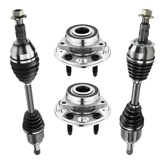 AutoShack Front Wheel Bearing Hubs CV Axles Kit Pair Replacement for 2013-2015 Chevrolet Malibu FWD 2010-2016 Buick LaCrosse AWD, FWD 2014-2017 Chevrolet Impala FWD 5-Lug 5 HUB010400985