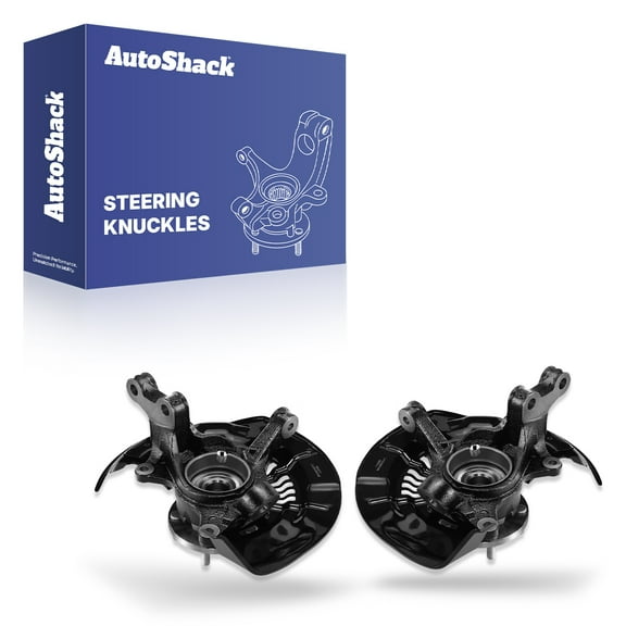 AutoShack Front Loaded Steering Knuckles with ABS | Replacement for 2008-2017 Toyota Highlander 2010-2015 Lexus RX350 2010-2015 Lexus RX450h | 2-PC