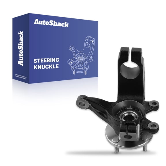 AutoShack Front Loaded Steering Knuckle and Wheel Hub Bearing Assembly - Passenger Side for Ford, Focus 2006-2011, FWD L4 2.0L 2.3L - With ABS