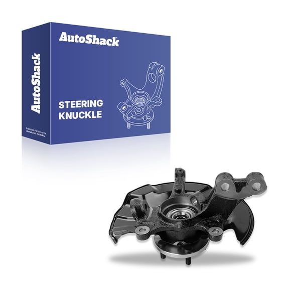 AutoShack Front Loaded Steering Knuckle and Wheel Hub Bearing Assembly - Driver Side for Toyota, Corolla 2009-2013 Matrix 2009-2013, FWD L4 1.8L 2.4L - With ABS