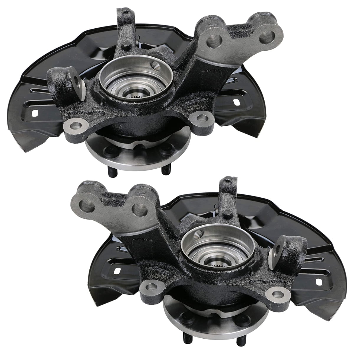 AutoShack Front Steering Knuckle and Wheel Bearing Hub Assembly 5 Lugs