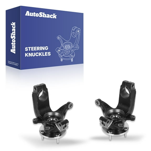 AutoShack Front Loaded Steering Knuckles with ABS | Replacement for 2006-2011 Ford Focus | 2-PC