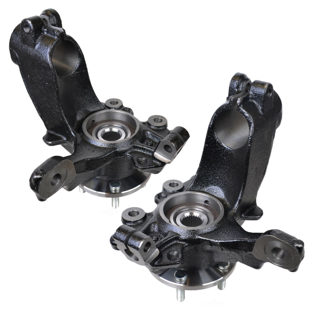 AutoShack Front Steering Knuckle for 2012-2018 Ford Focus 2.0L FWD | Driver \u0026 Passenger Side | 5-Lug | Wheel Bearing Hub Assembly Replacement KN1035007PR