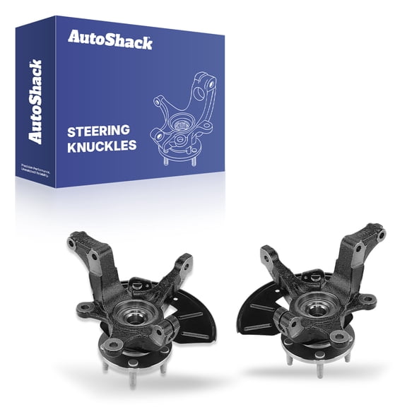 AutoShack Front Loaded Steering Knuckle and Wheel Hub Bearing Assembly - Driver and Passenger Side for Ford & Mercury, Escape 2005-2012 Mariner 2005-2011, 4WD FWD L4 2.3L 2.5L V6 3.0L - with ABS