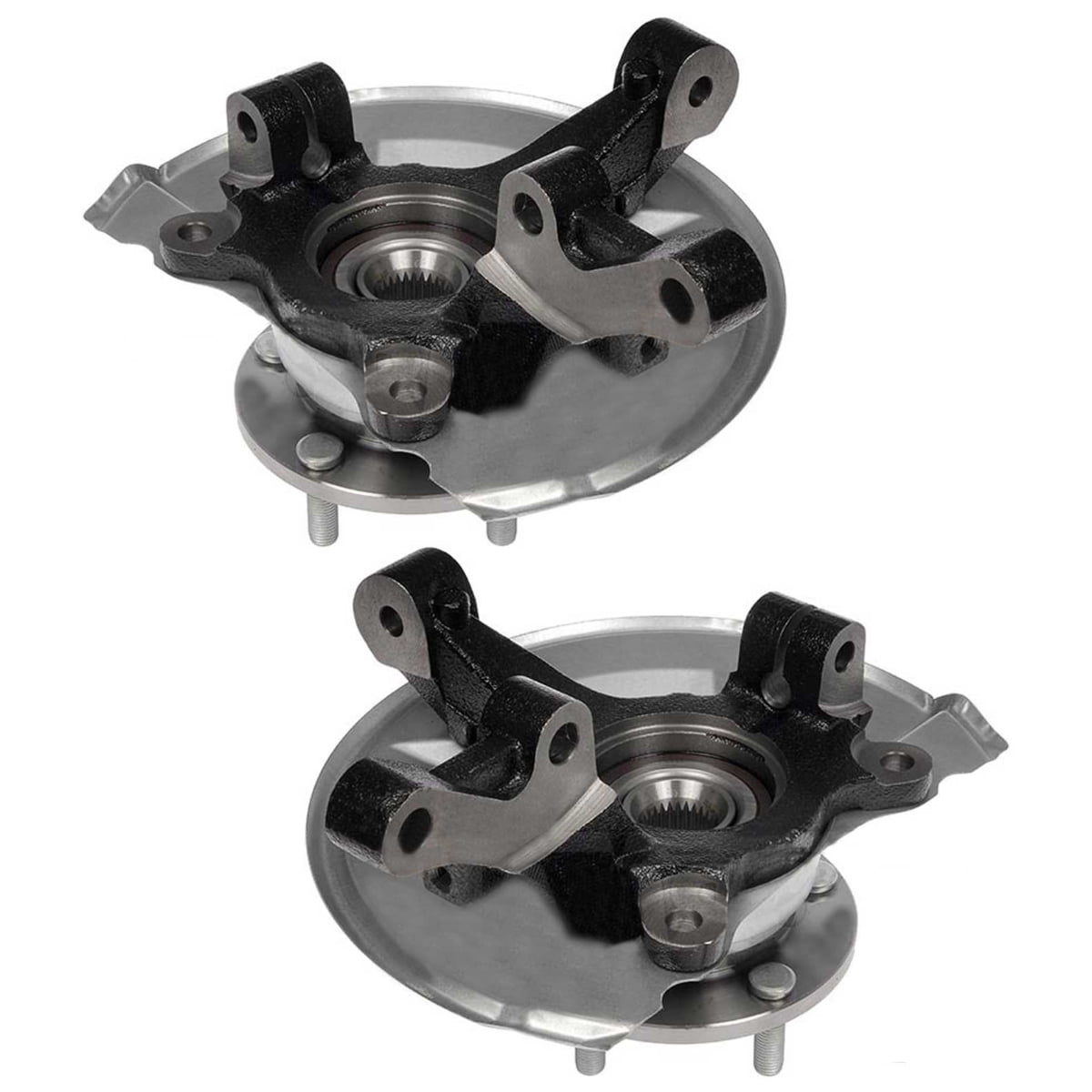 Front Steering Knuckle & Wheel Bearing Hub Assembly - Fits Dodge Caliber, Jeep Compass, Patriot (2007-2017) - 5 Lug, Left & Right, 4WD/AWD/FWD