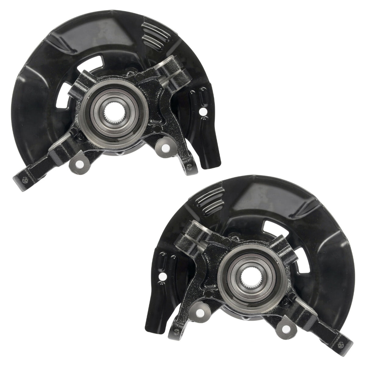 AutoShack Front Steering Knuckles and Wheel Bearing Hub Assembly 5 Lugs