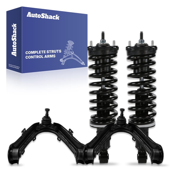 AutoShack Front Steering & Suspension Kit Replacement for 2004-2012 Chevrolet Colorado 2004-2012 GMC Canyon V8 RWD Complete Strut & Coil Spring Assembly Control Arm with Ball Joint SUS010400806