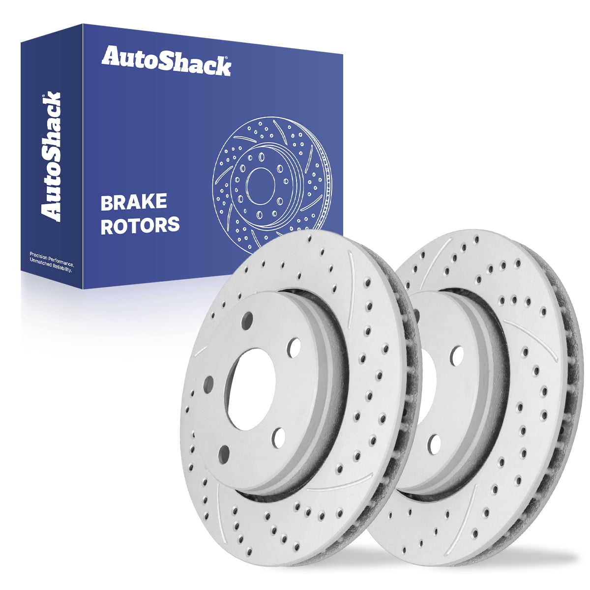 AutoShack Front Brake Rotors for Jeep, Wrangler 2007-2017 Wrangler JK ...