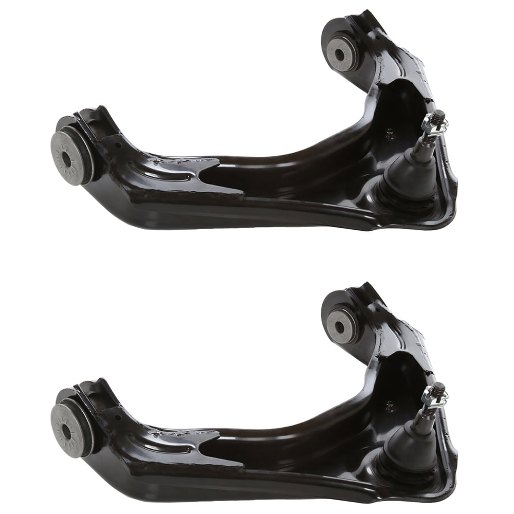 AutoShack Front Upper Control Arms and Ball Joint with Bushings for Chevrolet & GMC, Silverado 2500 HD 2001-2010 Sierra 2500 HD 2001-2010 Silverado 3500 2001-2006, 4WD RWD V8 6.0L 6.6L 8.1L, Pair