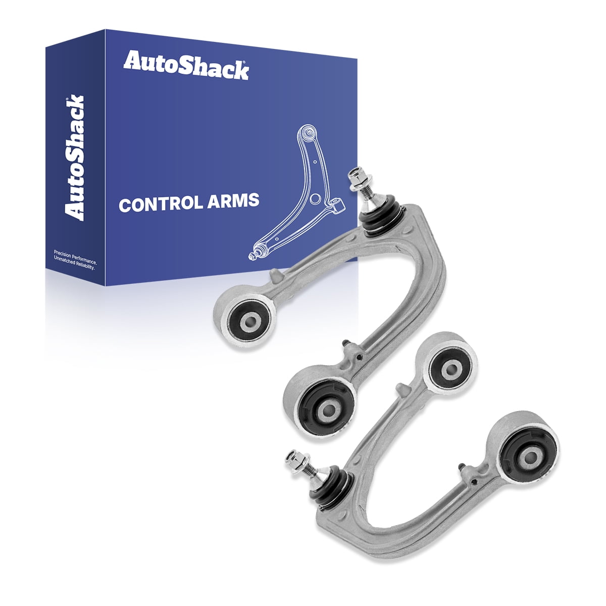 AutoShack Front Upper Control Arms and Ball Joint with Bushings for Cadillac, CTS 2008-2015, RWD L4 2.0L V6 3.0L 3.6L V8 6.2L, Pair