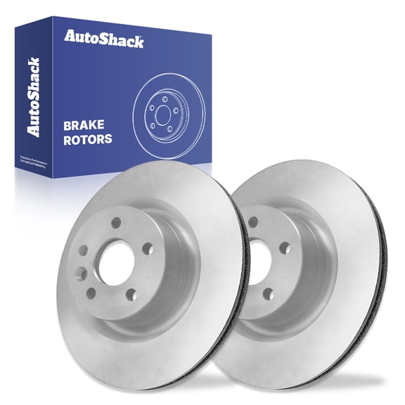 AutoShack Front Brake Rotors for Land Rover & Jaguar, Discovery Sport 2015-2019, 2022 Range Rover Evoque 2016-2019 E-Pace 2018-2019, 2021-2022, AWD L4 2.0L - 12.8" (325 mm), 5-Lug