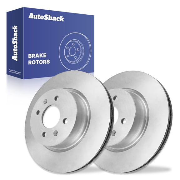 AutoShack Front Brake Rotors for Kia & Hyundai, Rio 2012-2023 Accent 2018-2022, FWD L4 1.6L - 11.02" (280 mm), 4-Lug