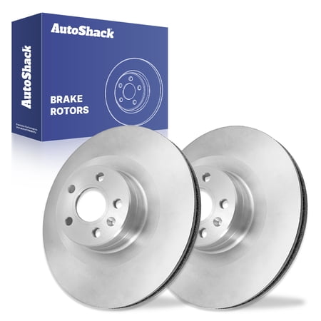 AutoShack Front Brake Rotors for Volvo, XC60 2018-2025 XC40 2019-2025 S60 2019-2025 S90 2017-2025 V90 Cross Country 2017-2025, AWD FWD L4 2.0L - 12.68" (322 mm), 5-Lug