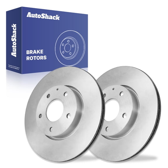 AutoShack Front Brake Rotors for Mazda, 3 2019-2025, FWD AWD L4 2.0L 2.5L - 11.02" (280 mm), 5-Lug