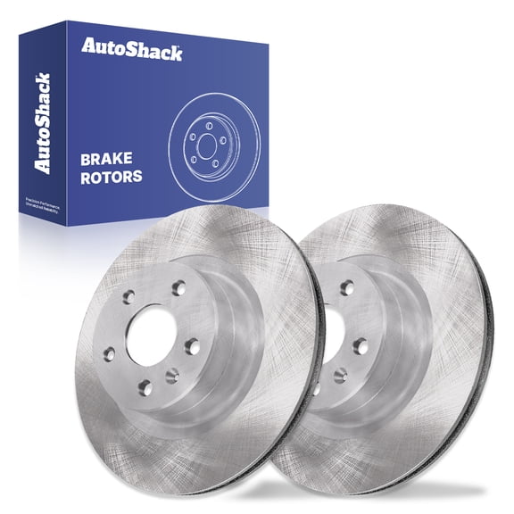 AutoShack Front Brake Rotors for Volvo, XC40 2019-2025, AWD FWD L4 2.0L - 11.65" (296 mm), 5-Lug